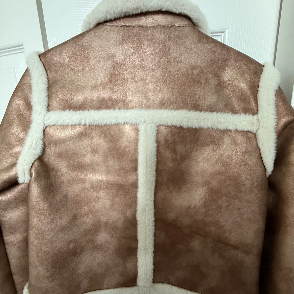French Connection Shearling Jacket - Picture 7 of 11